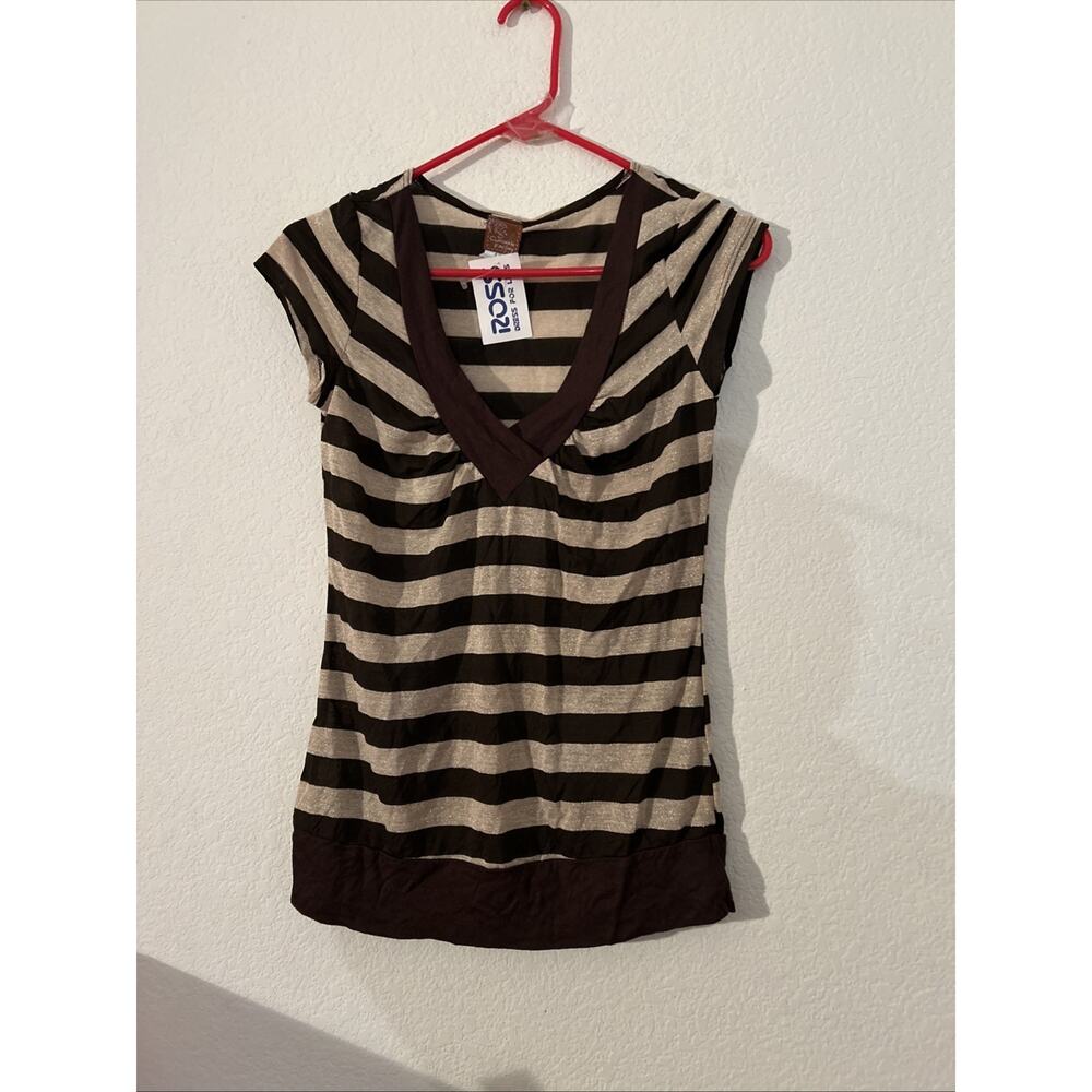 Women’s Large Top Chocolate Factory NWT